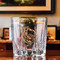 Набор бокалов для виски Карат с золотой обводкой ( 4 шт.) с накладкой 